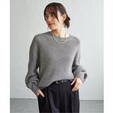 グレー | ラメスパンコールニットプルオーバー | ikka 