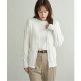 【UVケア／毛玉防止】コットンMIXニットカーディガン | ikka  | 詳細画像7 