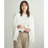 【UVケア／毛玉防止】コットンMIXニットカーディガン | ikka  | 詳細画像14 