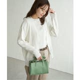 オフホワイト | 【UVケア／毛玉防止】コットンMIXニットカーディガン | ikka 