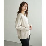 【UVケア／毛玉防止】コットンMIXニットカーディガン | ikka  | 詳細画像18 