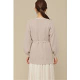 ベルト付きニットカーディガン | ikka  | 詳細画像6 