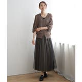 Vネックラメニットカーディガン | ikka  | 詳細画像16 