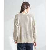 ブークレーＶネックカーディガン | ikka  | 詳細画像14 