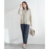 ブークレーＶネックカーディガン | ikka  | 詳細画像4 