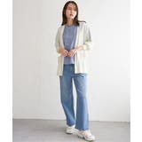 洗えるさらっとVネックカーディガン | ikka  | 詳細画像10 