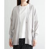 洗えるさらっとVネックカーディガン | ikka  | 詳細画像12 