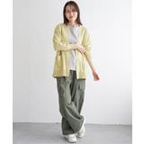 洗えるさらっとVネックカーディガン | ikka  | 詳細画像18 