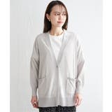 洗えるさらっとVネックカーディガン | ikka  | 詳細画像24 