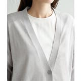 洗えるさらっとVネックカーディガン | ikka  | 詳細画像25 