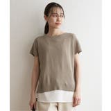 ベージュ | ハニカム柄ニットアンサンブル | ikka 