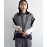 【雑誌InRed11月号掲載】ニットベストアンサンブル【親子コーデ】 | ikka  | 詳細画像1 