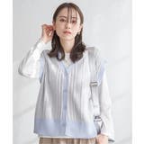 サイドボタンニットベストアンサンブル | ikka | 詳細画像13