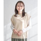 サイドボタンニットベストアンサンブル | ikka | 詳細画像18