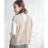 サイドボタンニットベストアンサンブル | ikka | 詳細画像19