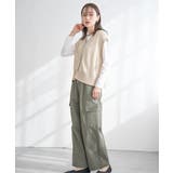 サイドボタンニットベストアンサンブル | ikka | 詳細画像21