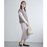 サイドボタンニットベストアンサンブル | ikka | 詳細画像23