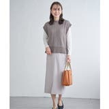 サイドボタンニットベストアンサンブル | ikka | 詳細画像24