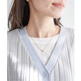 サイドボタンニットベストアンサンブル | ikka | 詳細画像33