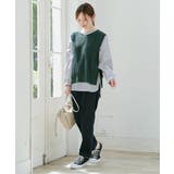 【雑誌InRed11月号掲載】ニットベストブラウスセット  | ikka  | 詳細画像10 