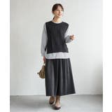 【雑誌InRed11月号掲載】ニットベストブラウスセット  | ikka  | 詳細画像24 