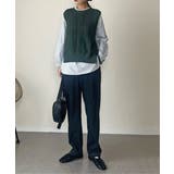 【雑誌InRed11月号掲載】ニットベストブラウスセット  | ikka  | 詳細画像2 