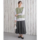 【2点セット】ニットベストブラウスセット | ikka | 詳細画像9