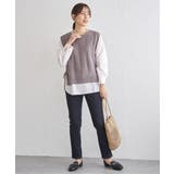 【2点セット】ニットベストブラウスセット | ikka | 詳細画像19