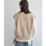 フェザーVネックベスト | ikka  | 詳細画像9 