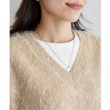 フェザーVネックベスト | ikka  | 詳細画像11 