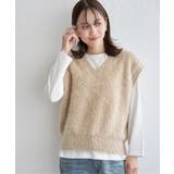 フェザーVネックベスト | ikka  | 詳細画像2 