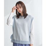 2WAYサイドリボンニットベスト | ikka | 詳細画像8