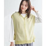 2WAYサイドリボンニットベスト | ikka | 詳細画像28