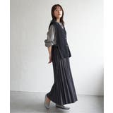 綿混サイドリボンニットベスト | ikka | 詳細画像19