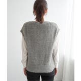 フェザーＶネックベスト | ikka  | 詳細画像9 