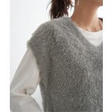 フェザーＶネックベスト | ikka  | 詳細画像12 