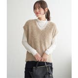 フェザーＶネックベスト | ikka  | 詳細画像5 