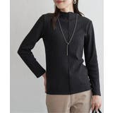 ブラック | 前後2WAY三角テレコプルオーバー | ikka 