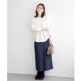 コットンUSA裾ラウンドロンT | ikka  | 詳細画像6 