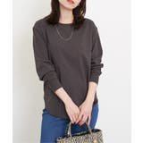 コットンUSA裾ラウンドロンT | ikka  | 詳細画像10 