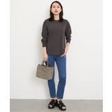 コットンUSA裾ラウンドロンT | ikka  | 詳細画像11 