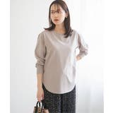 コットンUSA裾ラウンドロンT | ikka  | 詳細画像16 