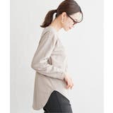 コットンUSA裾ラウンドロンT | ikka  | 詳細画像20 