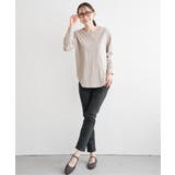 コットンUSA裾ラウンドロンT | ikka  | 詳細画像21 