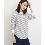 コットンUSA裾ラウンドロンT | ikka  | 詳細画像22 