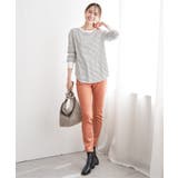 コットンUSA裾ラウンドロンT | ikka  | 詳細画像26 