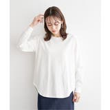 コットンUSA裾ラウンドロンT | ikka  | 詳細画像30 