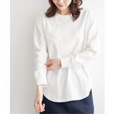 コットンUSA裾ラウンドロンT | ikka  | 詳細画像4 