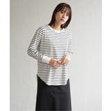 【雑誌InRed12月号掲載】コットンUSA裾ラウンドロンT | ikka  | 詳細画像6 