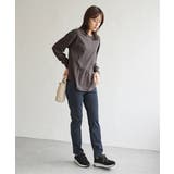 【雑誌InRed12月号掲載】コットンUSA裾ラウンドロンT | ikka  | 詳細画像11 